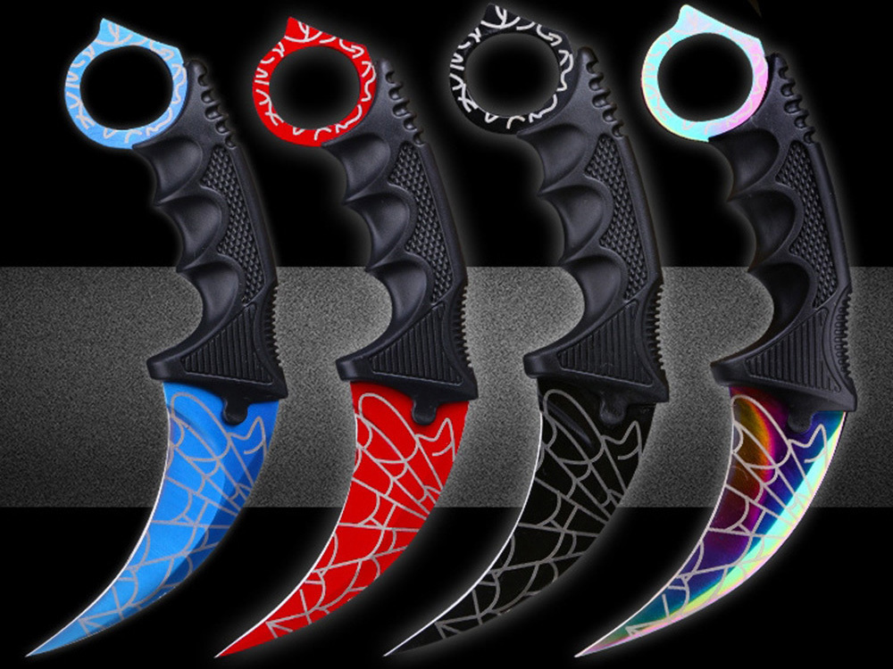 SMKD051 Lionwolves Ｃlaw knife Survival Fixed Black Knife Camping Tactical Outdoor Hunting Knives