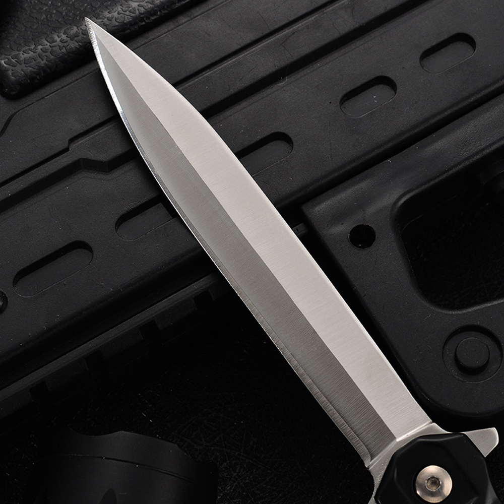 SMKD062 Lionwolves Spring Assisted Opening Outdoor Folding Knife Survival Tactical Knife Hunting Knife Pocket Knives