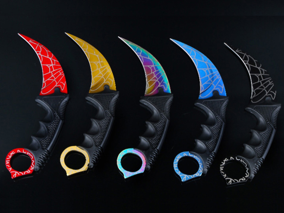 SMKD051 Lionwolves Ｃlaw knife Survival Fixed Black Knife Camping Tactical Outdoor Hunting Knives