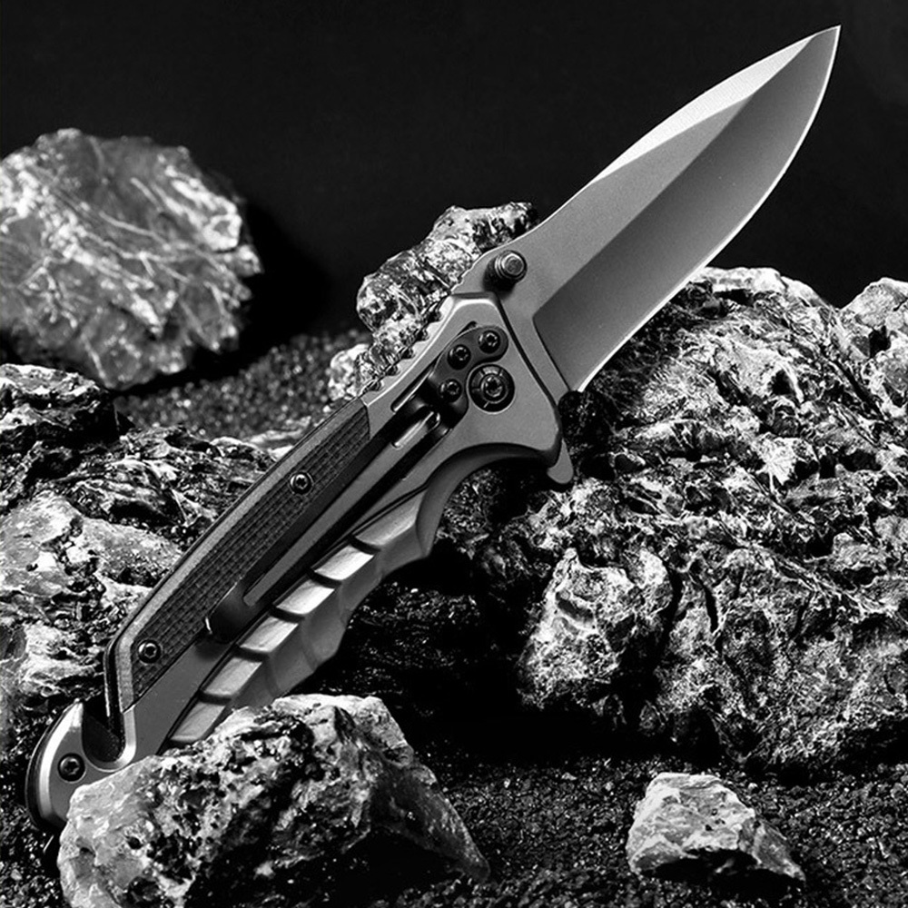 SMKD094 Browning Spring Assisted Opening Outdoor Folding Knife Survival Tactical Knife Hunting Knife Pocket Knives