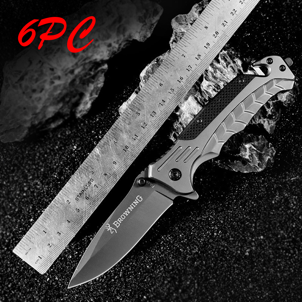 SMKD094 Browning Spring Assisted Opening Outdoor Folding Knife Survival Tactical Knife Hunting Knife Pocket Knives