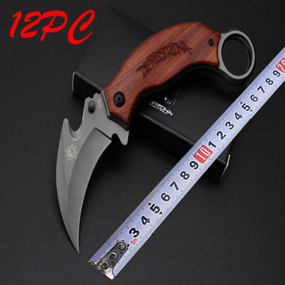 SMKD153 Lionwolves Camping Outdoor Folding Knife Survival Tactical Knife Hunting Knife Pocket Knives