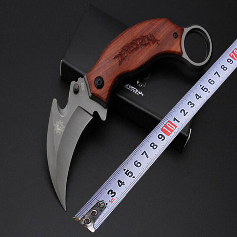 SMKD153 Lionwolves Camping Outdoor Folding Knife Survival Tactical Knife Hunting Knife Pocket Knives