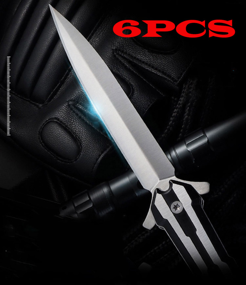 SMKD227 Lionwolves Spring Assisted Opening Outdoor Folding Knife Survival Tactical Knife Hunting Knife Pocket Knives