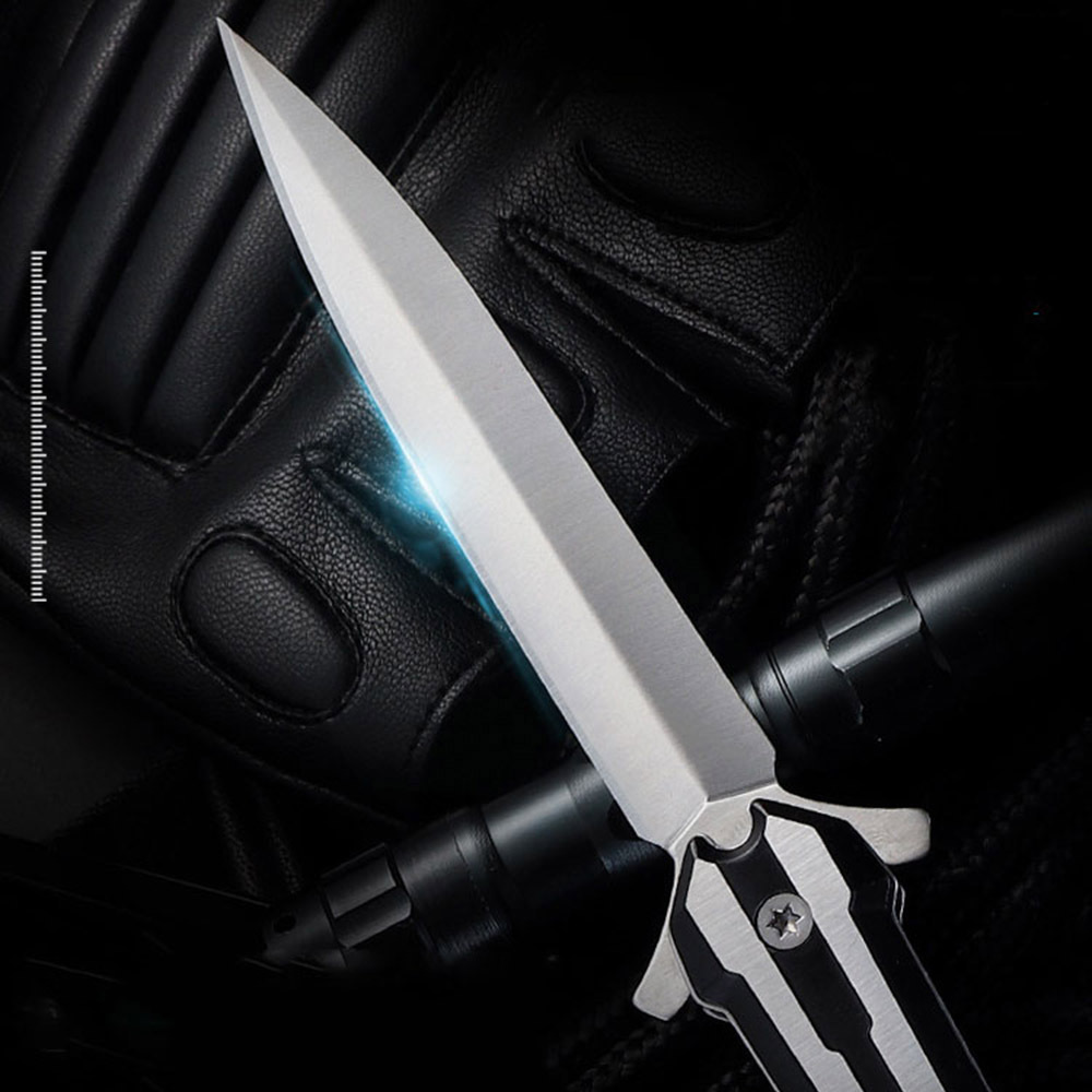 SMKD227 Lionwolves Spring Assisted Opening Outdoor Folding Knife Survival Tactical Knife Hunting Knife Pocket Knives