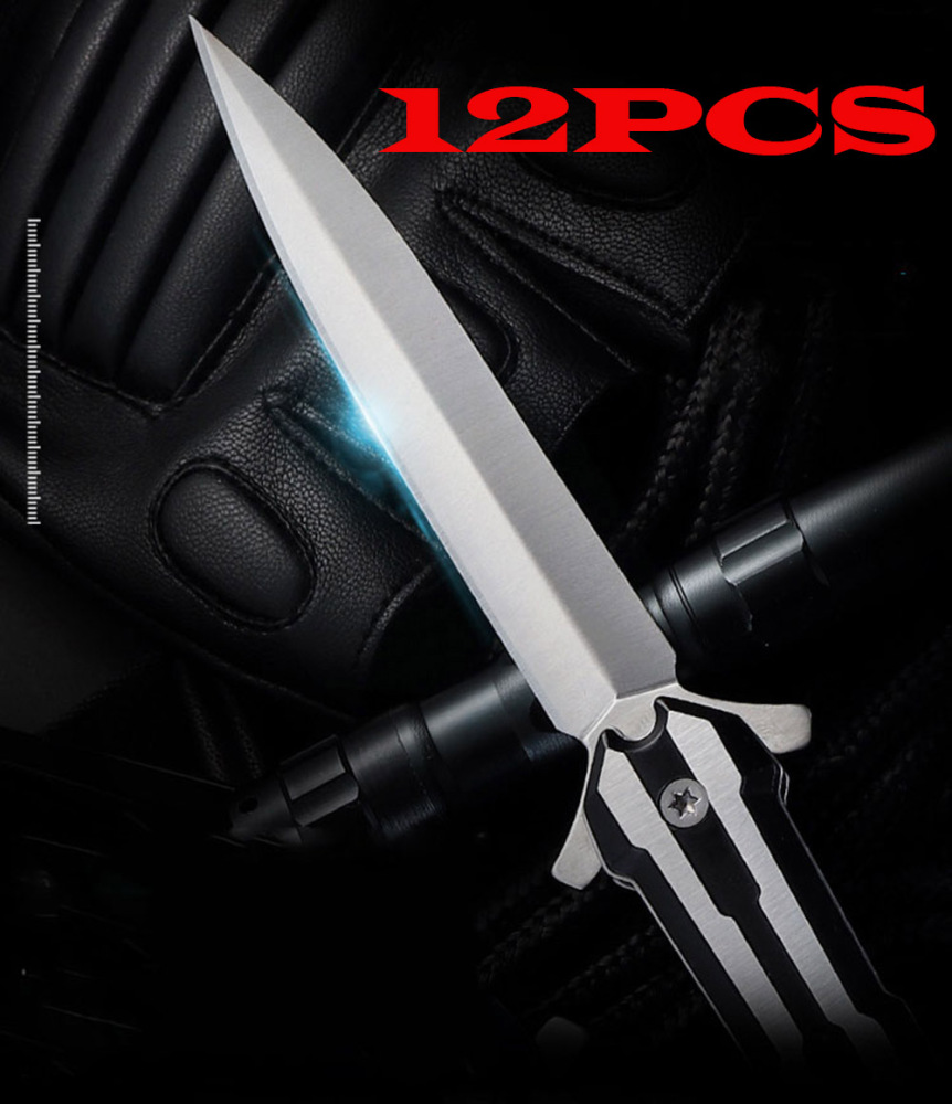 SMKD227 Lionwolves Spring Assisted Opening Outdoor Folding Knife Survival Tactical Knife Hunting Knife Pocket Knives