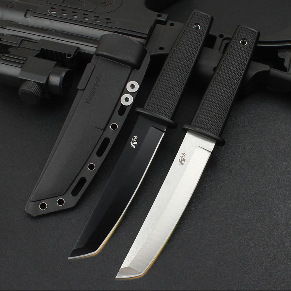 SMKD239-WS/BS 6/12PC Cold Steel Fixed Blade Knife Outdoor Survival Tactical Knife Hunting Knife Pocket Knives With Sheath