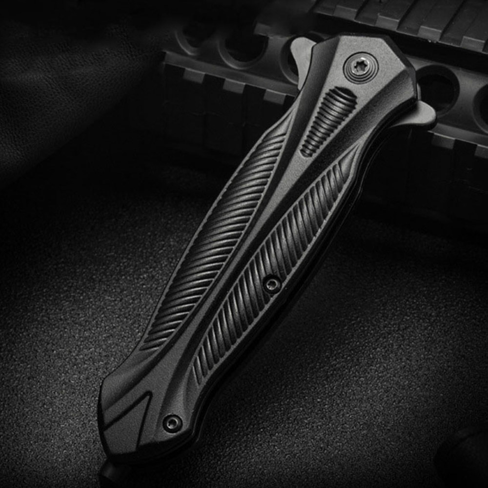 SMKD226 6/12PC Lionwolves Spring Assisted Opening Outdoor Folding Knife Survival Tactical Knife Hunting Knife Pocket Knives