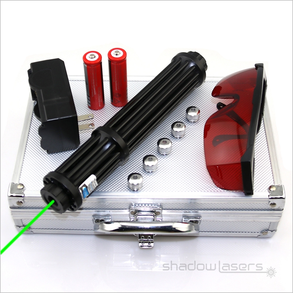 GX3-II-520nm Gatling Adjustable Focus Burning Green Laser Pointer 750MW-1000MW
