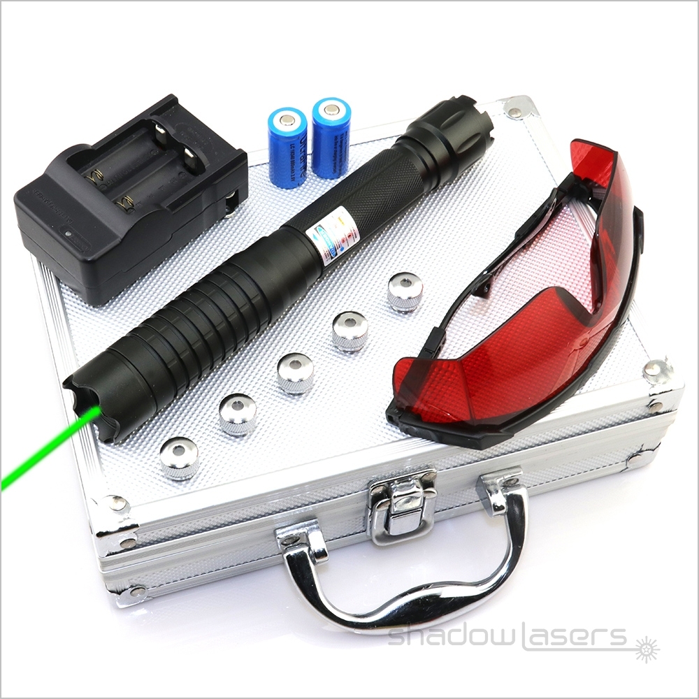 GQ6-520nm THOR M II Adjustable Focus Burning Green Laser Pointer 300MW-500MW