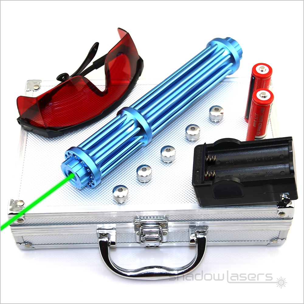 GX3-II-520nm Gatling Adjustable Focus Burning Green Laser Pointer 750MW-1000MW