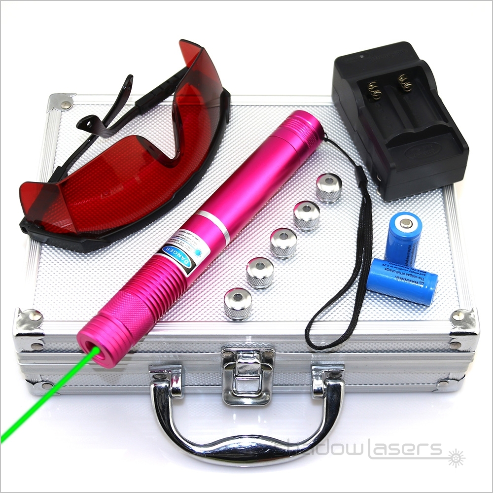 GX4-520nm Adjustable Focus Burning Green Laser Pointer 300MW-500MW