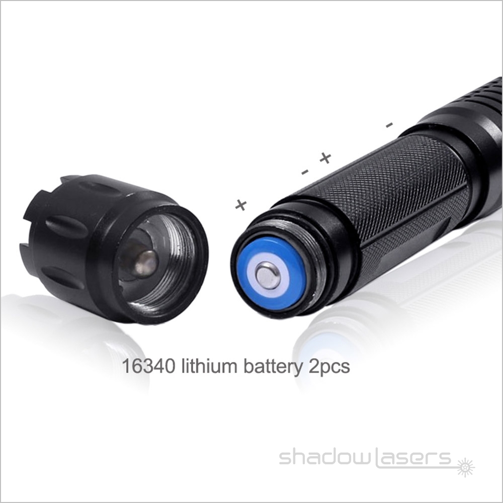 GQ6-520nm THOR M II Adjustable Focus Burning Green Laser Pointer 300MW-500MW