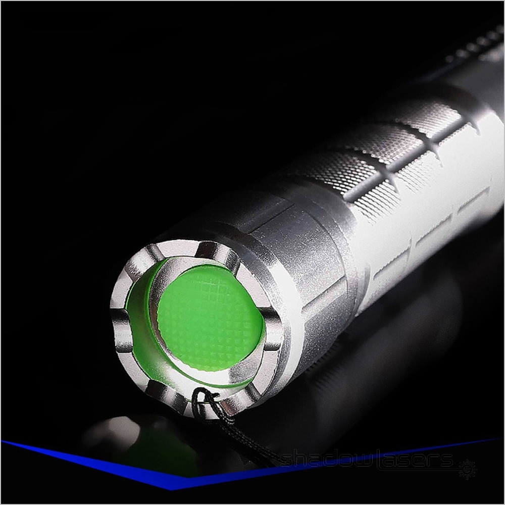 GQ9-520nm Adjustable Focus Burning Green Laser Pointer 100MW-500MW