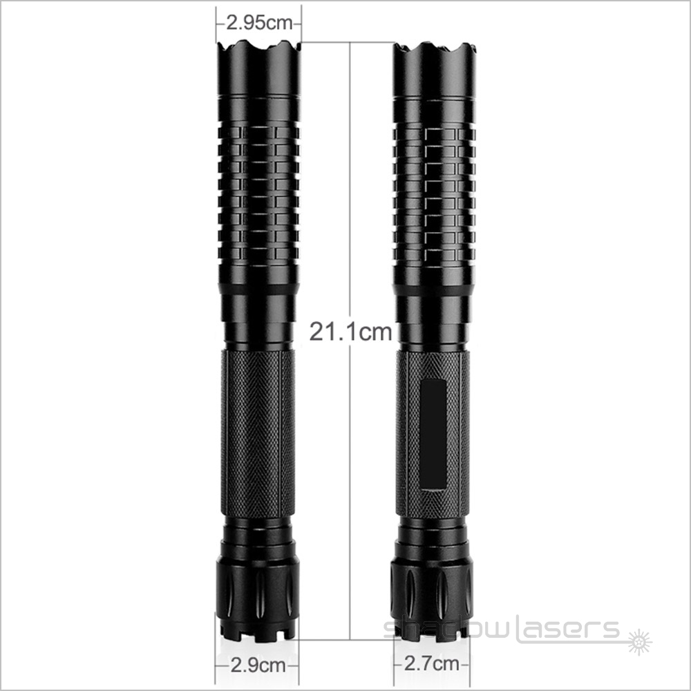 GQ6-520nm THOR M II Adjustable Focus Burning Green Laser Pointer 300MW-500MW