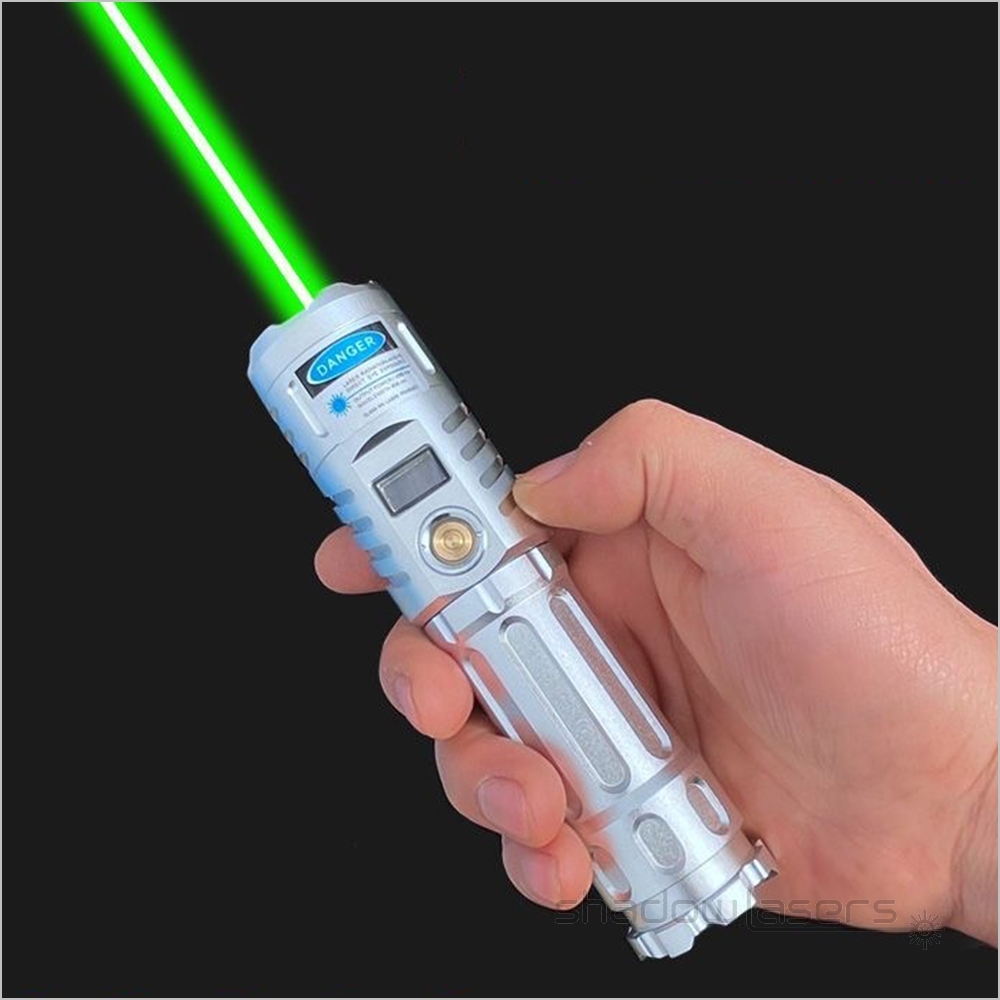 GH7 520nm Adjustable Focus BURNING Green Laser Pointer With 3 Switch Model 100MW-1000MW