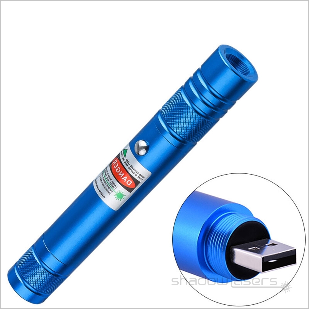 GU6-532nm USB Fixed Focus Green Laser Pointer 50MW