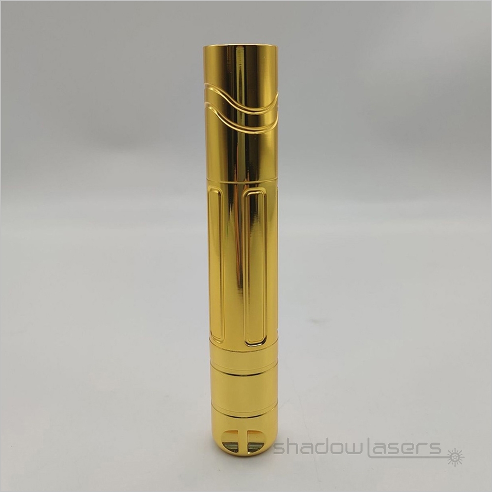 YH2-593nm Adjustable Focus Yellow Laser Pointer 304 Stainless Steel 50MW