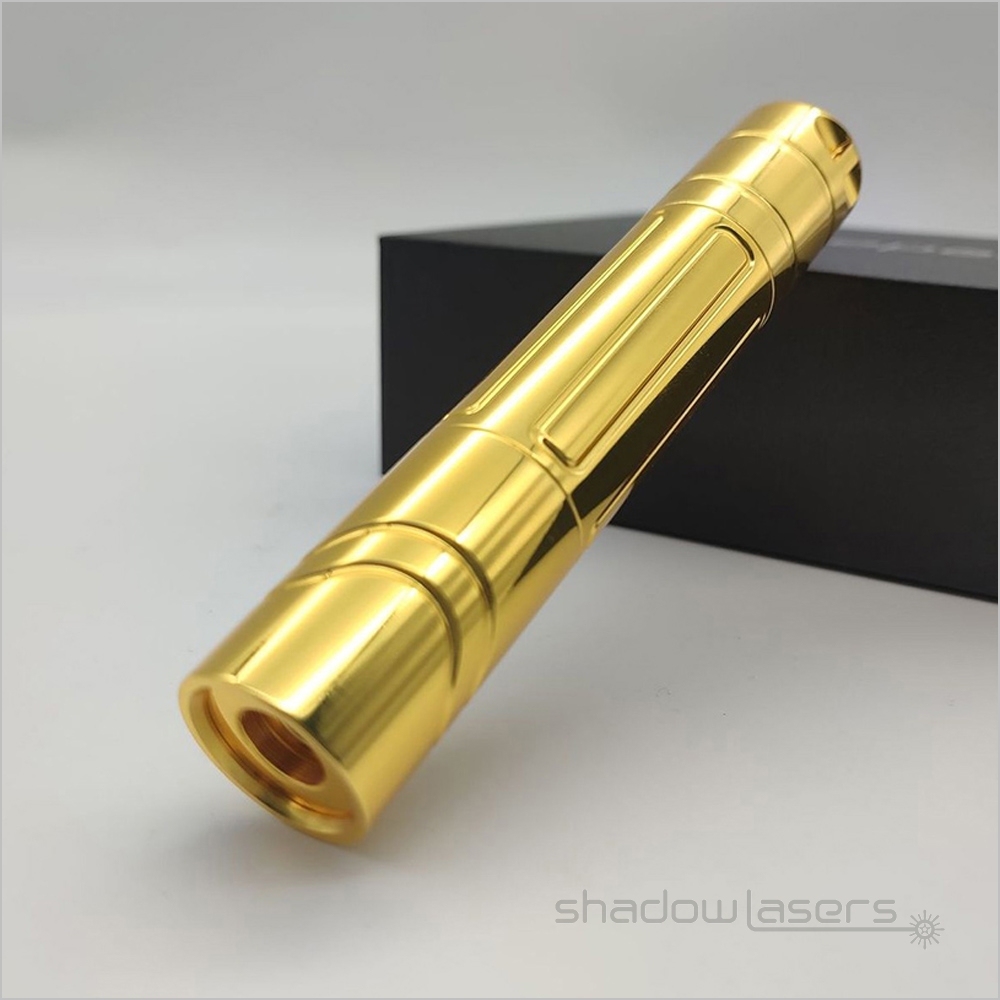 YH2-593nm Adjustable Focus Yellow Laser Pointer 304 Stainless Steel 50MW