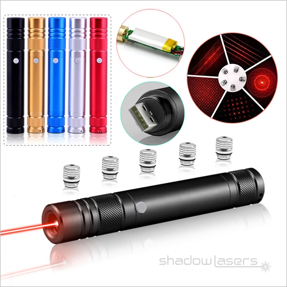 RU6-650nm USB Fixed Focus Red Laser Pointer 100MW
