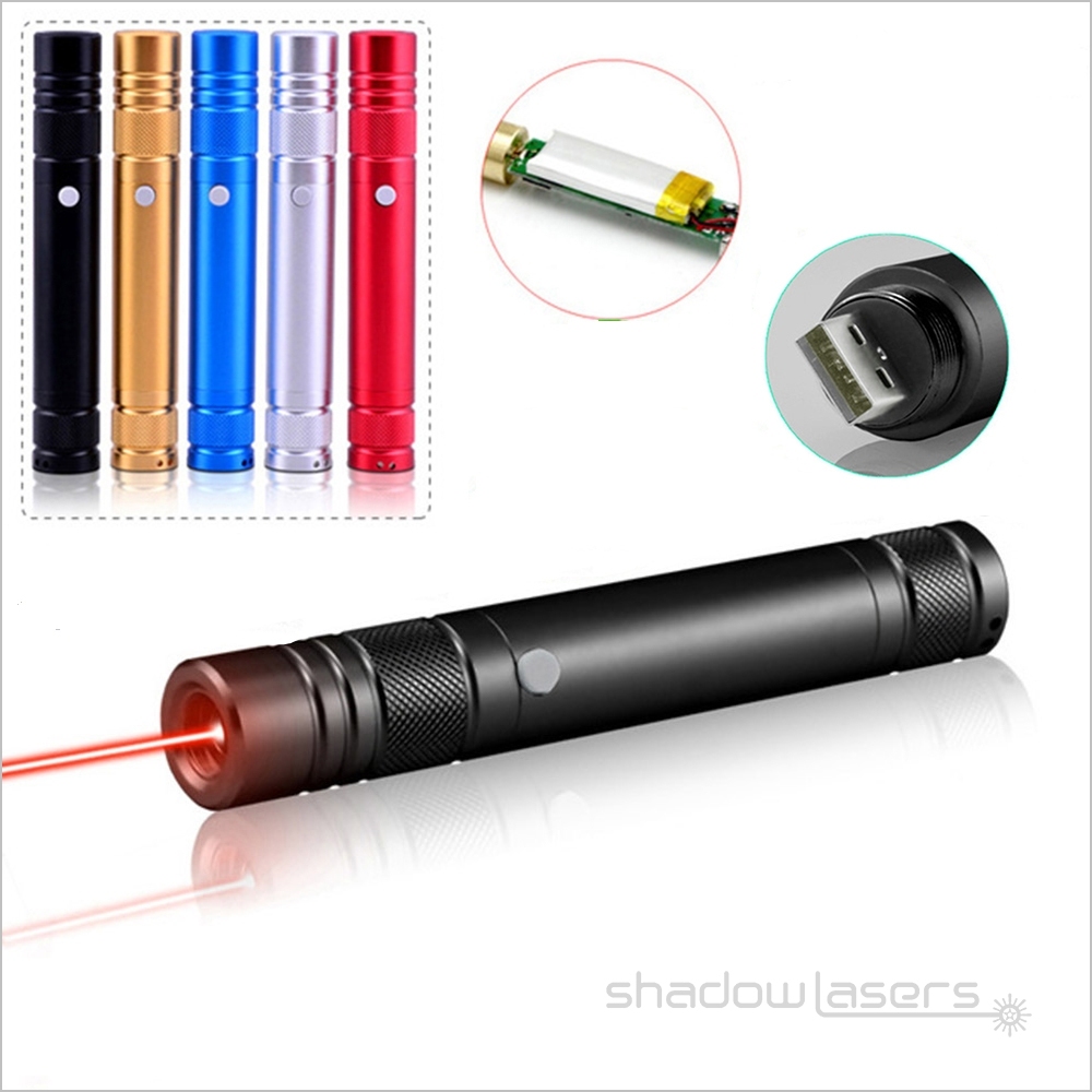 RU6-650nm USB Fixed Focus Red Laser Pointer 100MW