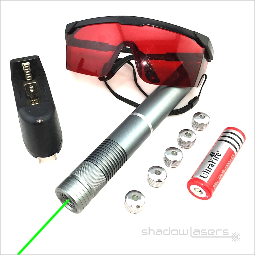 GX4-532nm Adjustable Focus Green Laser Pointer 50MW-100MW