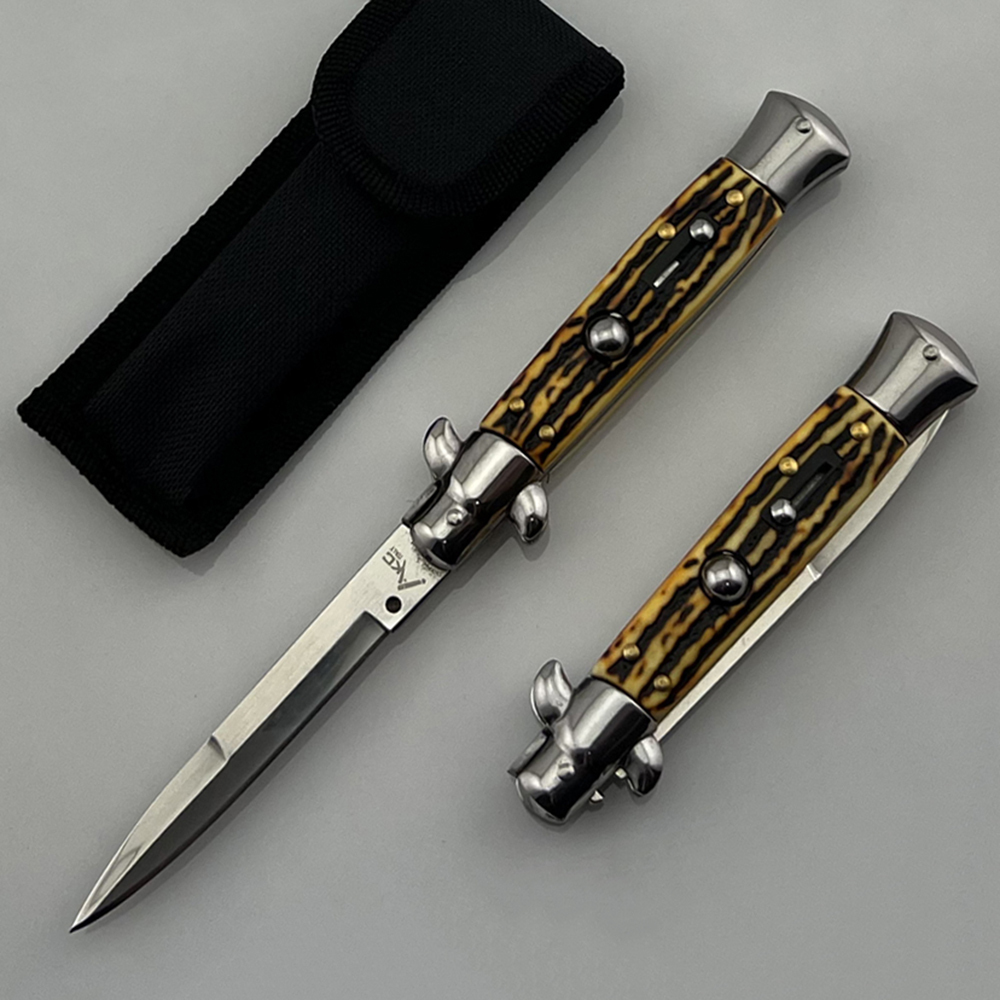 SMKD219-P 9Inch Italian Mafia AKC Spring Folding Knife