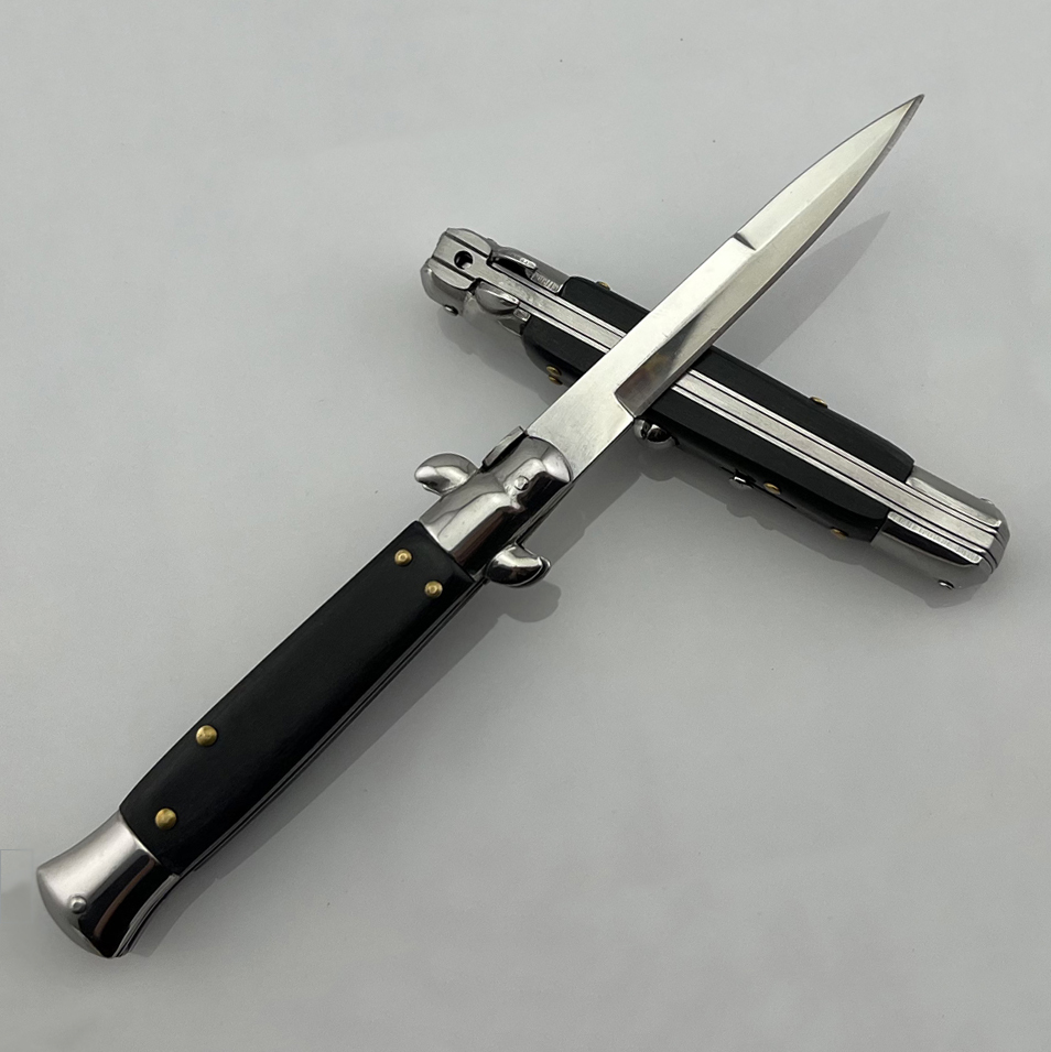SMKD041-B 9Inch Italian Mafia AKC Spring Folding Knife