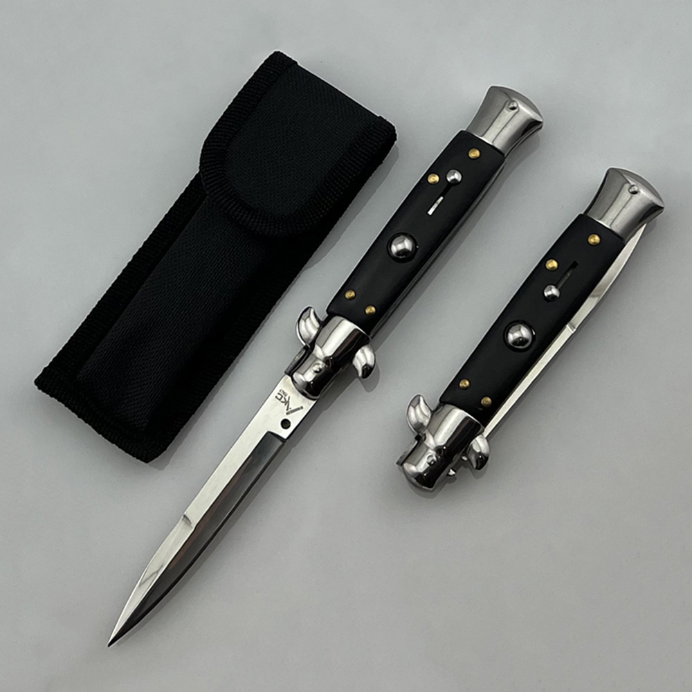 SMKD041-B 9Inch Italian Mafia AKC Spring Folding Knife