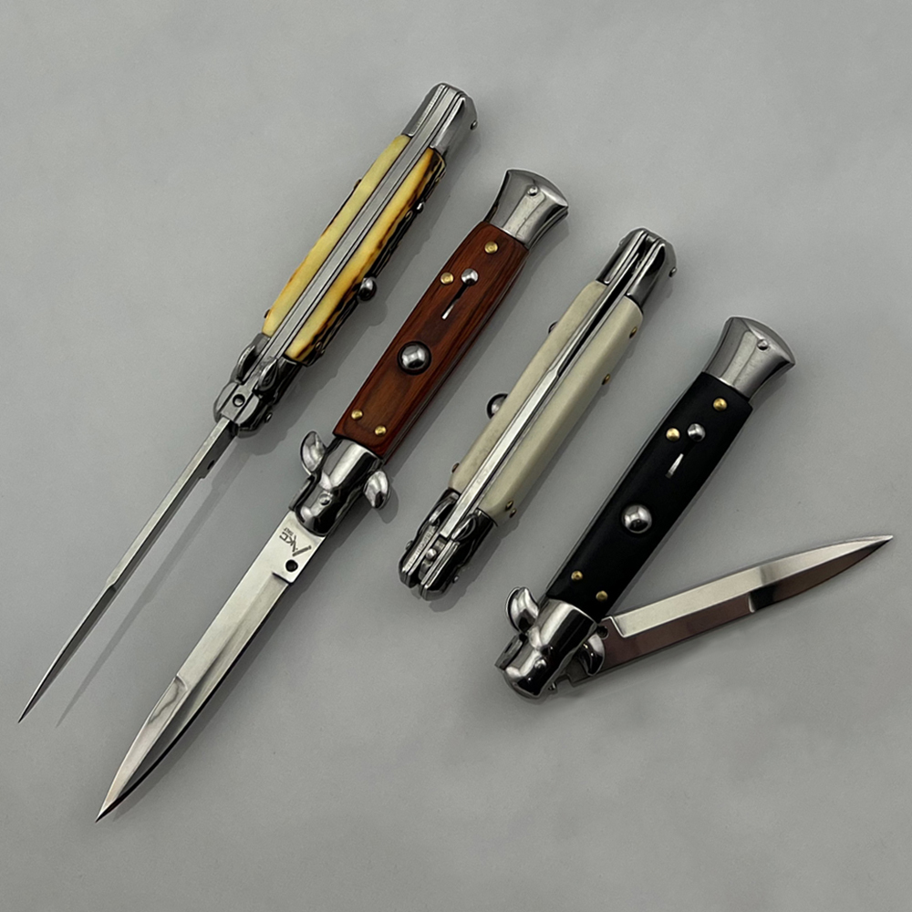 SMKD041-B 9Inch Italian Mafia AKC Spring Folding Knife