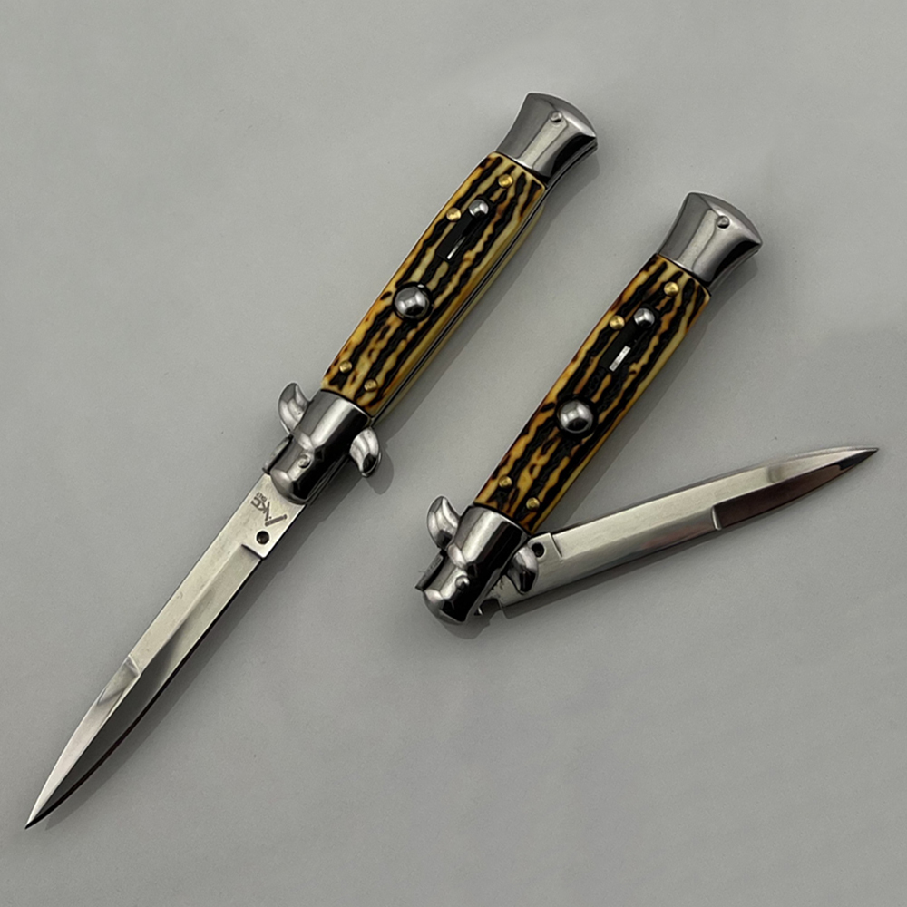 SMKD219-P 9Inch Italian Mafia AKC Spring Folding Knife