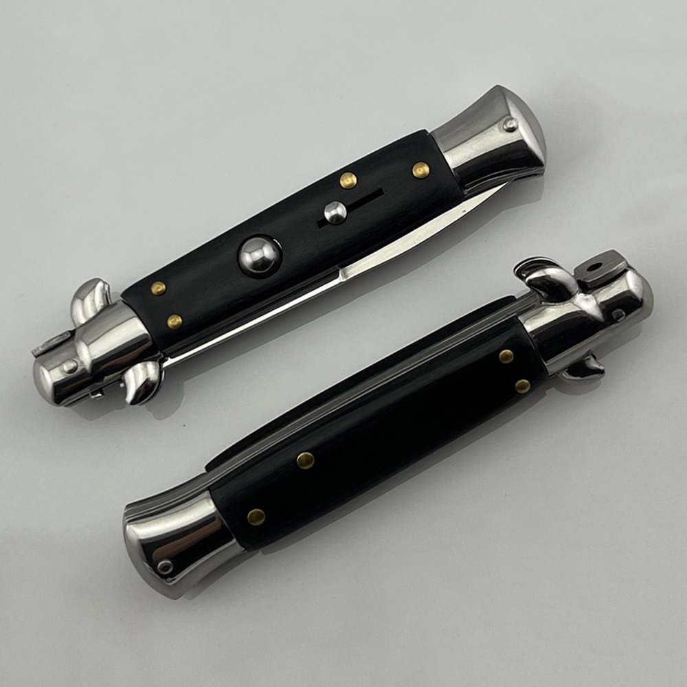 SMKD041-B 9Inch Italian Mafia AKC Spring Folding Knife