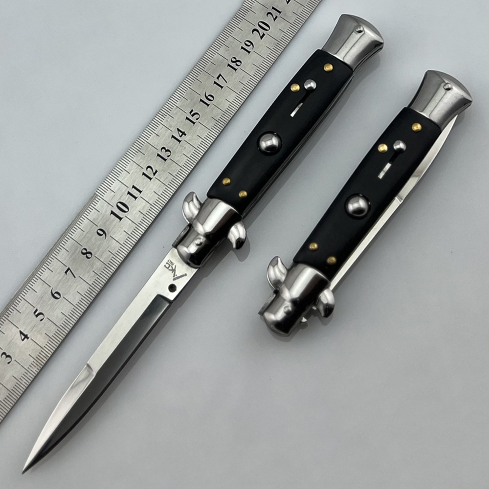 SMKD041-B 9Inch Italian Mafia AKC Spring Folding Knife