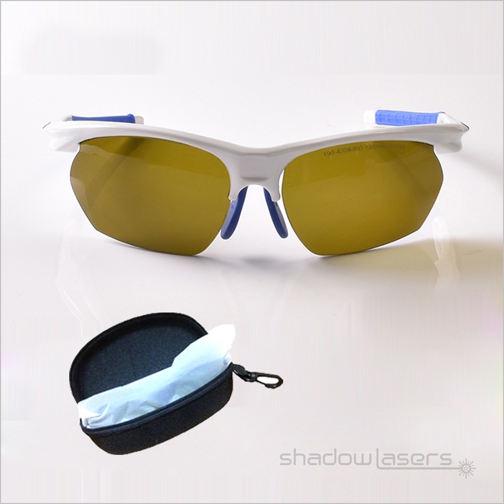 T5 Series Laser Safety Goggles For 190-420 & 850-1300nm Laser Pointer OD4+ CE VLT>28%