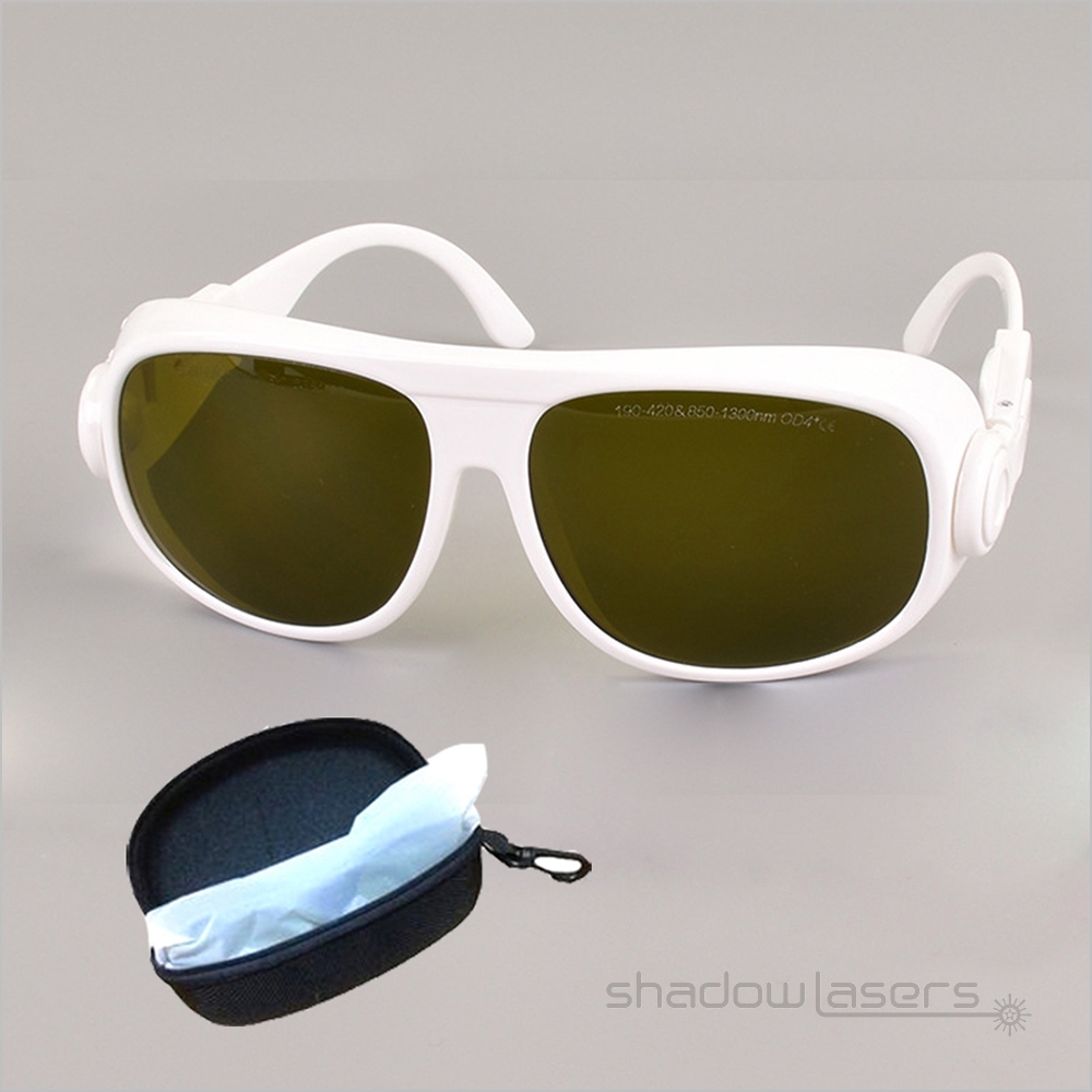 T5 Series Laser Safety Goggles For 190-420 & 850-1300nm Laser Pointer OD4+ CE VLT>28%