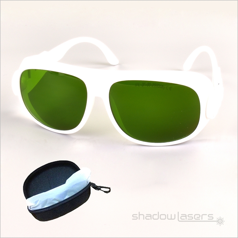 T-IPL Series Laser Safety Goggles For 190-2000nm Laser Pointer OD4+ CE VLT>30%