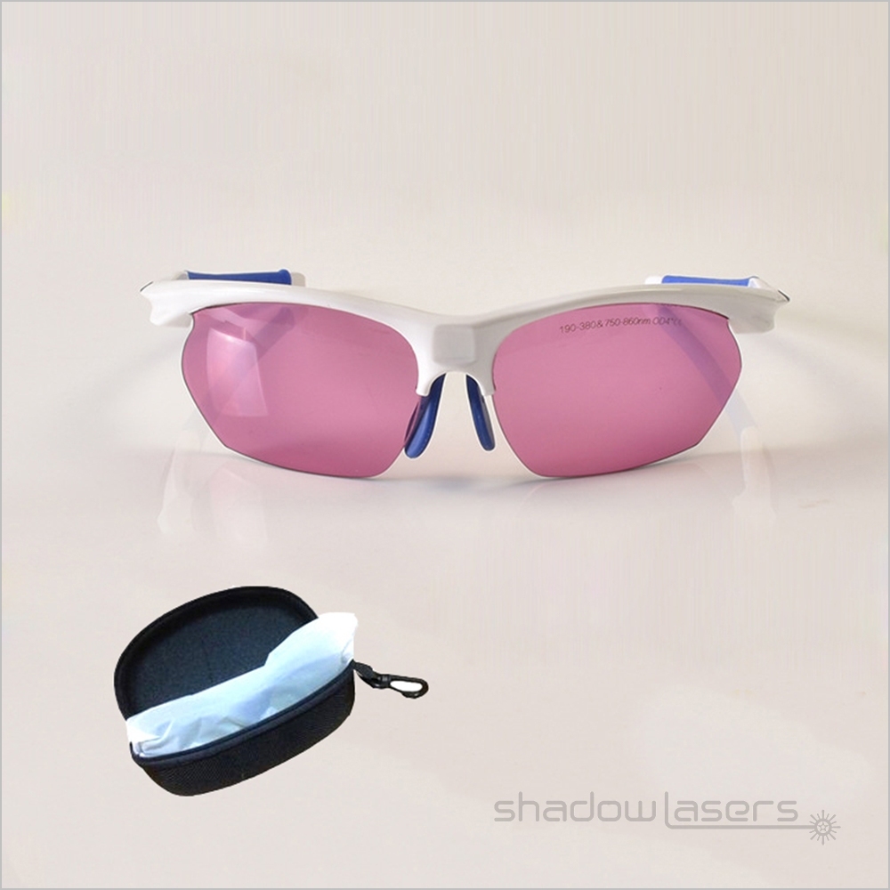 T6 Series Laser Safety Goggles For 190-380 & 750-860nm Laser Pointer OD4+ CE VLT>60%