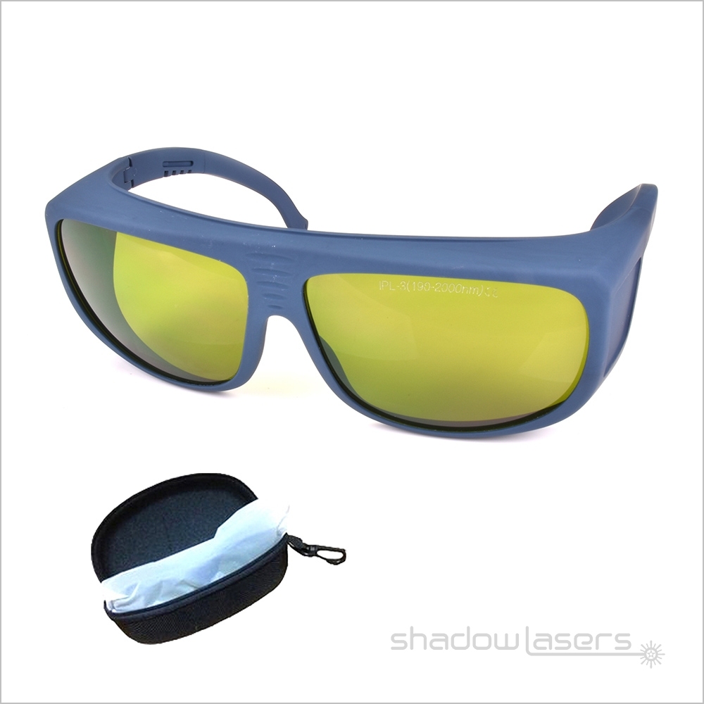 T-IPL Series Laser Safety Goggles For 190-2000nm Laser Pointer OD4+ CE VLT>30%
