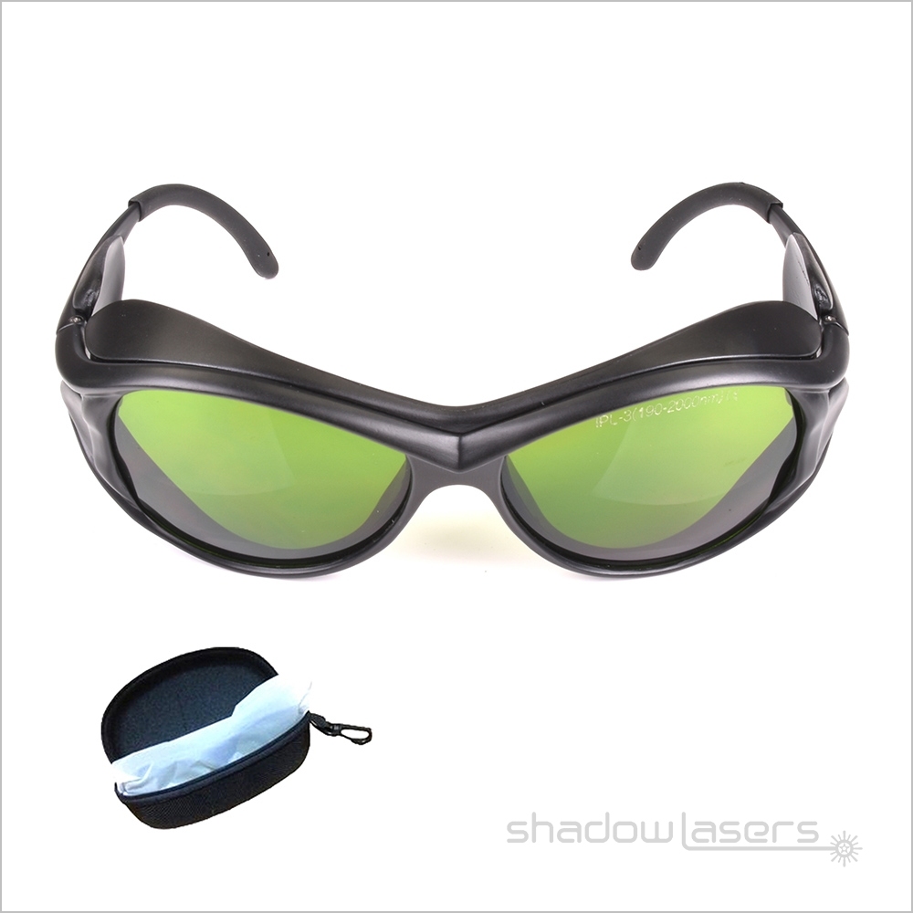 T-IPL Series Laser Safety Goggles For 190-2000nm Laser Pointer OD4+ CE VLT>30%