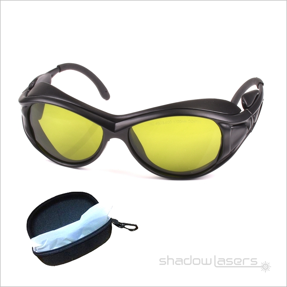 T4 Series Laser Safety Goggles For 190-450 & 800-1700nm Laser Pointer OD4+ CE VLT>35%