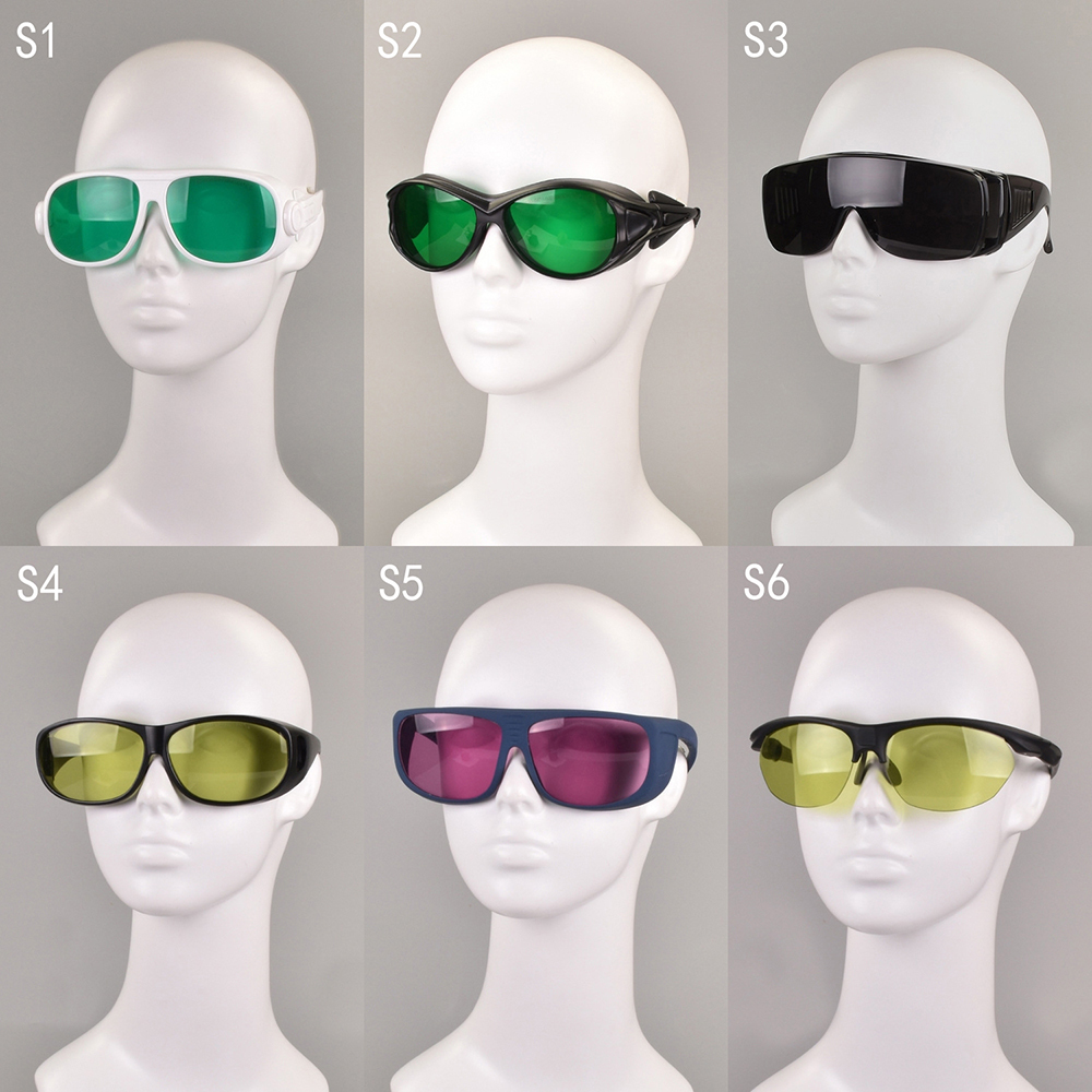 T1 Series Laser Safety Goggles For 190-540 & 800-2000nm IR Laser OD4+ CE VLT>30%