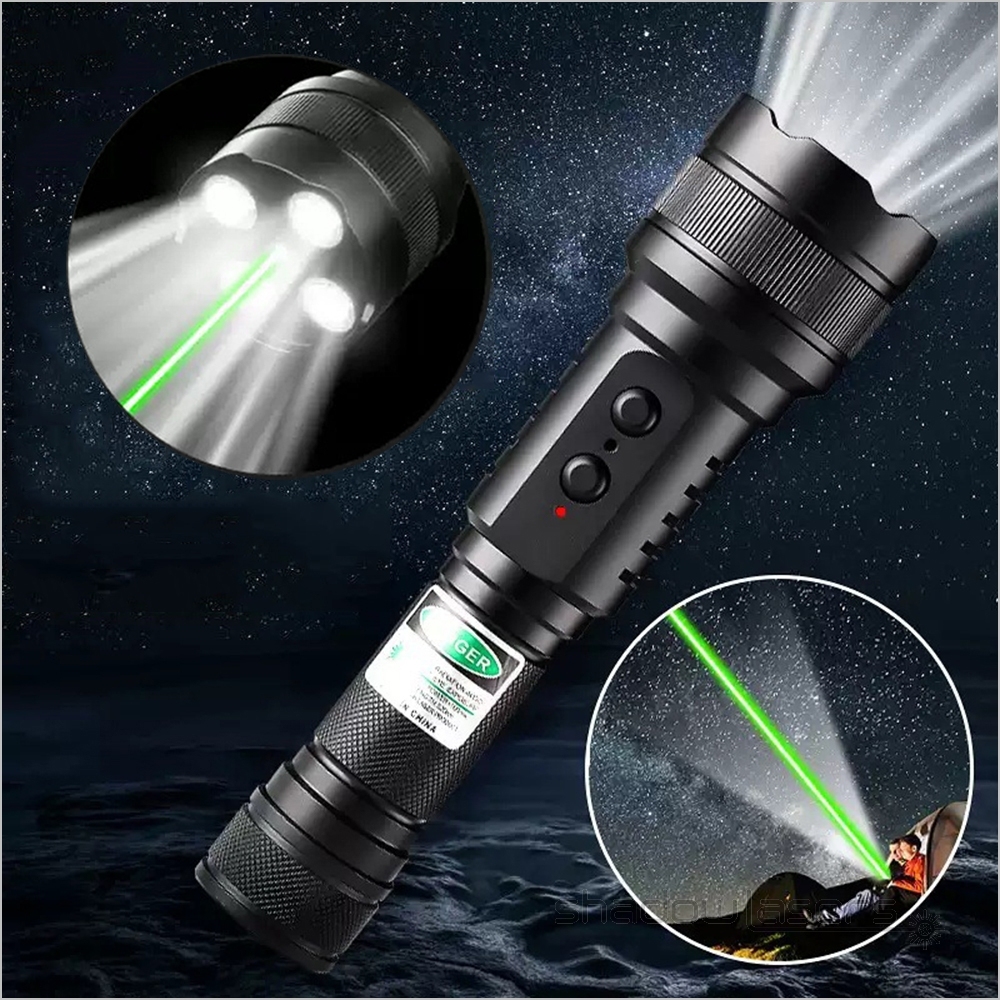 GH4 520nm Green Laser Pointer With Flashlight