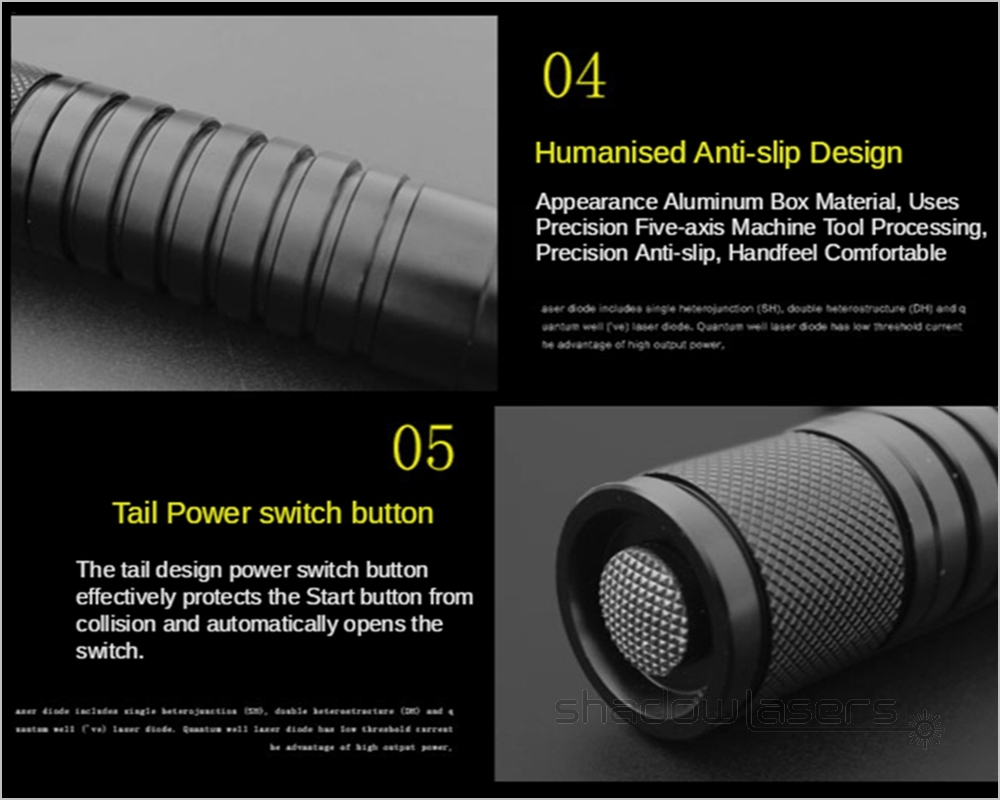 Q5 Two Colors 520nm Green Laser Pointer 450nm Blue Laser Pointer  650nm Red Laser Pointer 100MW