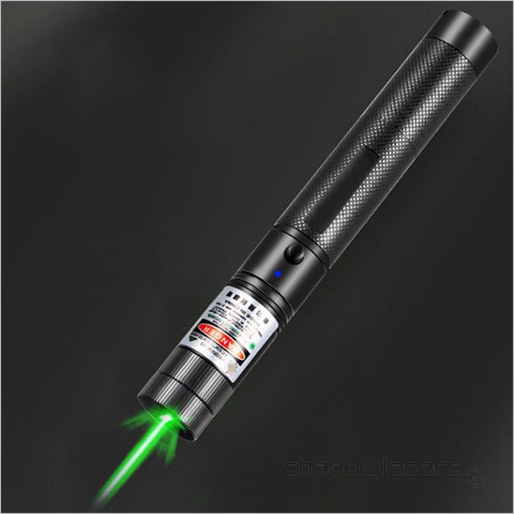 GS5-532nm Green Laser Pointer & 5 Star Caps 50MW-100MW
