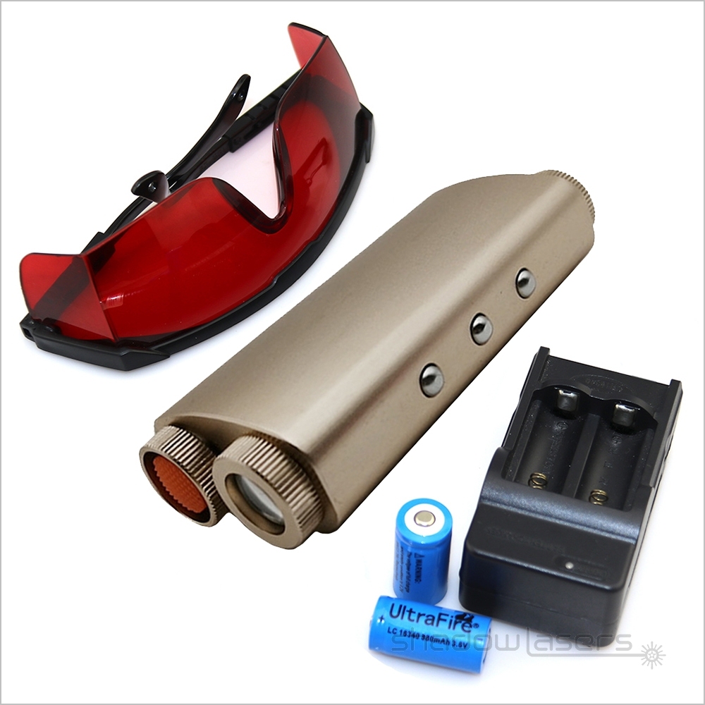 BQ7-450nm Blue Double Headed Hand Held Lasers 100MW