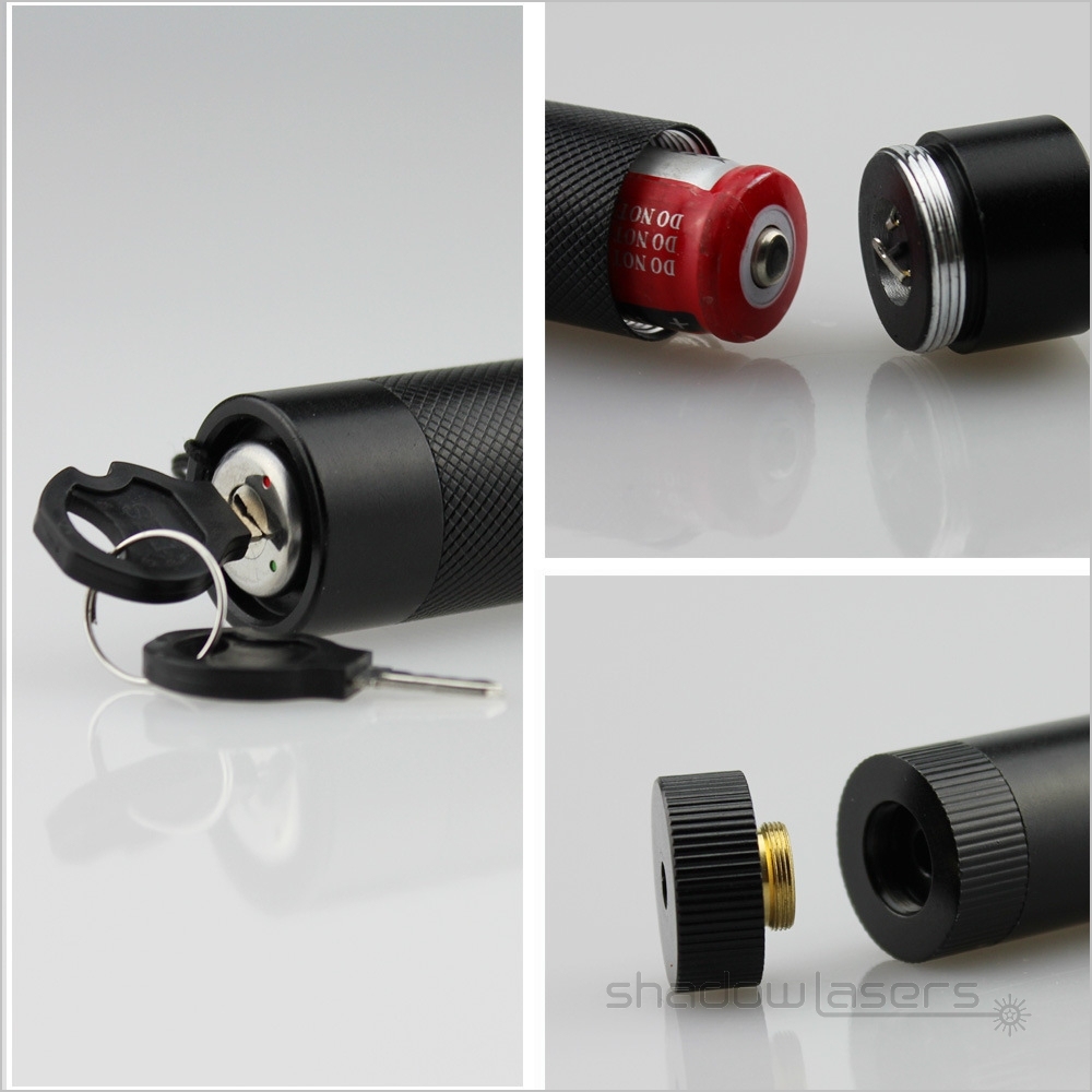 GS5-532nm Green Laser Pointer & 5 Star Caps 50MW-100MW