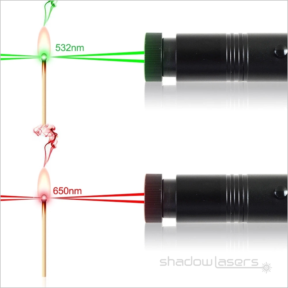 GS5-532nm Green Laser Pointer & 5 Star Caps 50MW-100MW