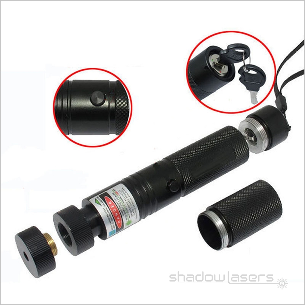 GS5-532nm Green Laser Pointer & 5 Star Caps 50MW-100MW