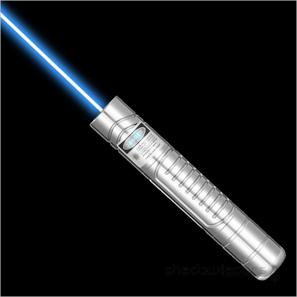 BH1-450nm BURNING Blue Laser Pointer 1000MW Stainless Steel