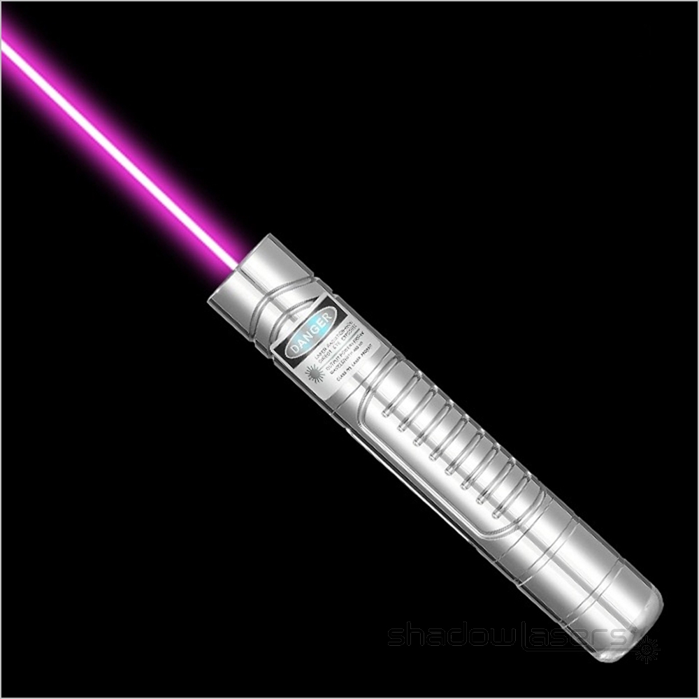 VH1-405nm Purple Laser Pointer 100MW Stainless Steel
